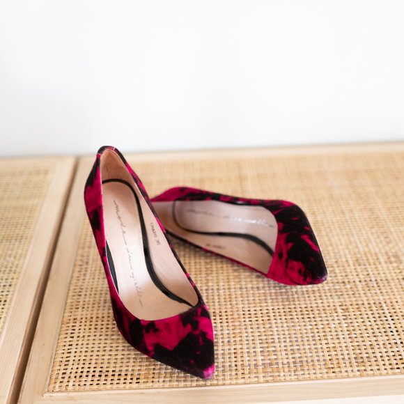 Moda in Pelle Pony Hair High Heels - Picture 2 of 3